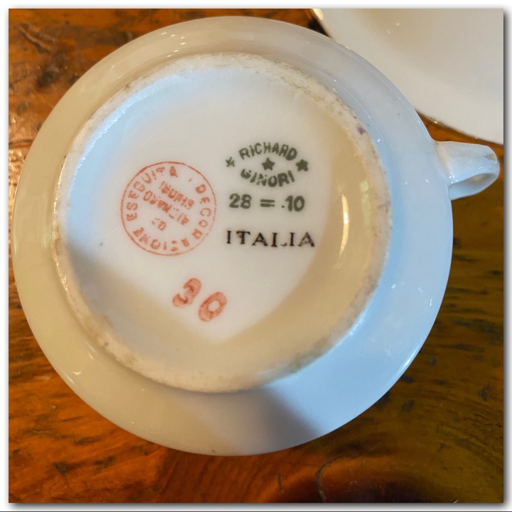 Vintage 1930s Italian Art Deco Period Espresso Set - Picture 6 of 15